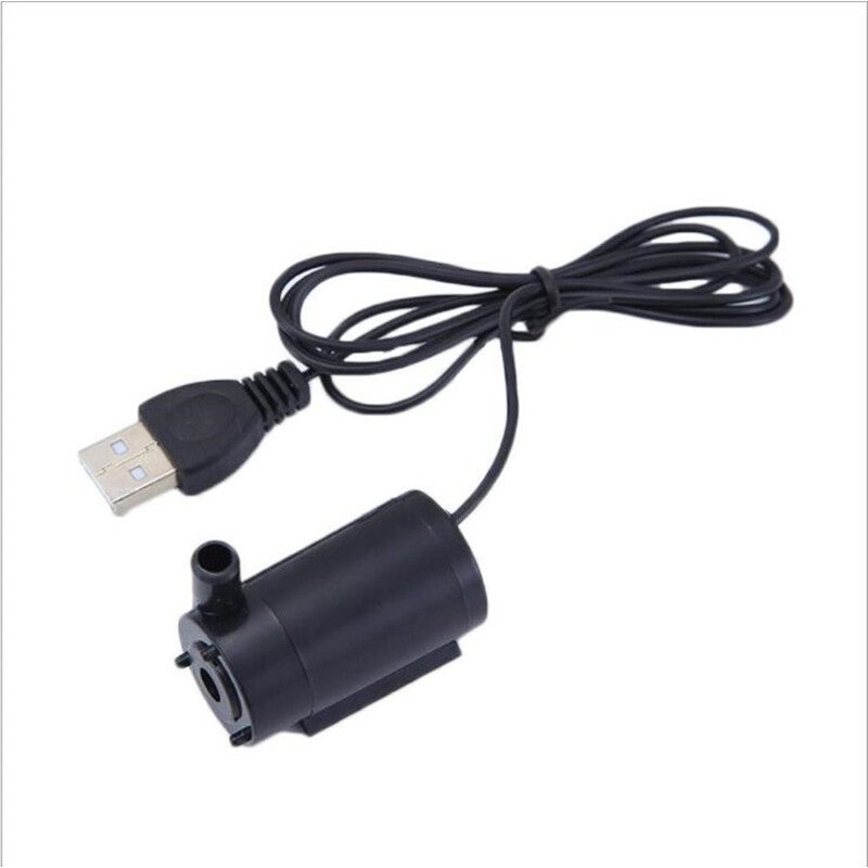 Usb 1M Cable Dc Mute 5V Mini Submersible Water Pump Horizontal Black