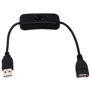 USB Cables, Hubs & Adapters Usb 2.0 A Male To Female Extension Extender Black Cable With Switch On Off