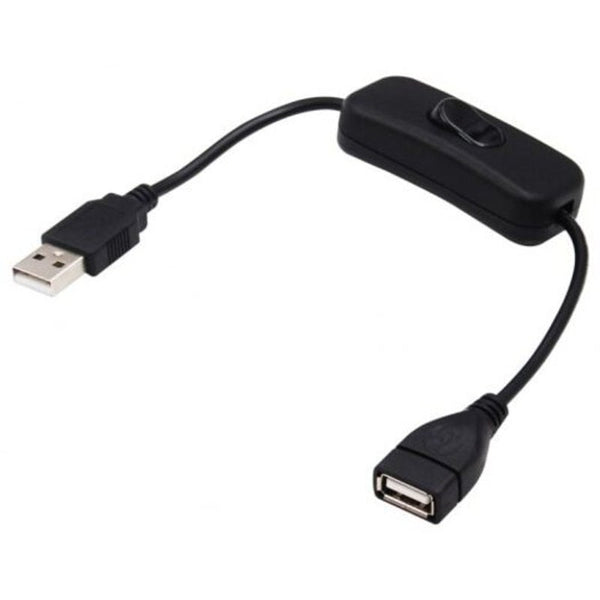 USB Cables, Hubs & Adapters Usb 2.0 A Male To Female Extension Extender Black Cable With Switch On Off