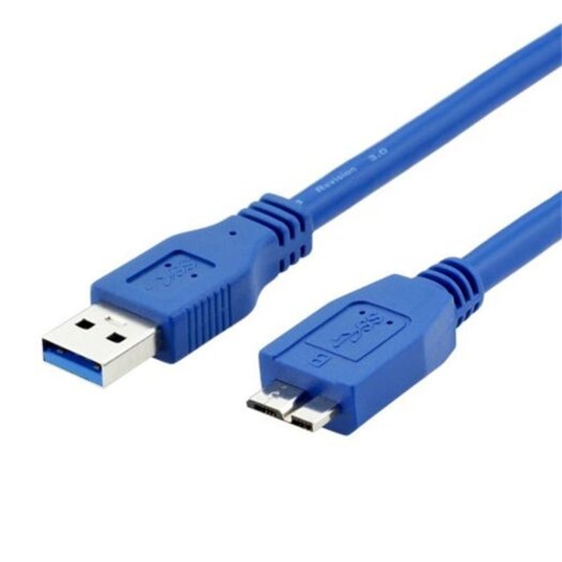 USB Cables, Hubs & Adapters Usb 3.0 Male Am To Micro B Hard Disk Data Sync Extension Cable Blue 1M