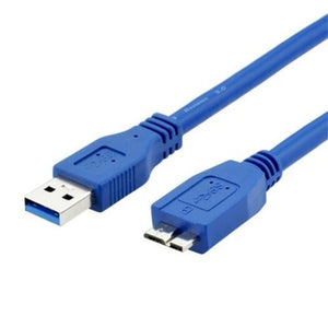 USB Cables, Hubs & Adapters Usb 3.0 Male Am To Micro B Hard Disk Data Sync Extension Cable Blue 1M