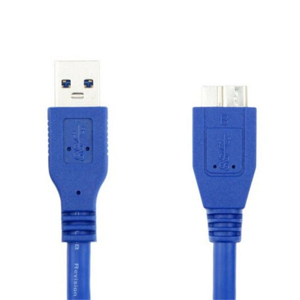 USB Cables, Hubs & Adapters Usb 3.0 Male Am To Micro B Hard Disk Data Sync Extension Cable Blue 1M