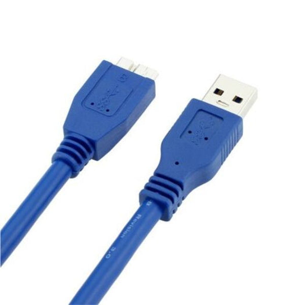 USB Cables, Hubs & Adapters Usb 3.0 Male Am To Micro B Hard Disk Data Sync Extension Cable Blue 1M