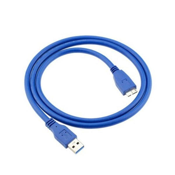 USB Cables, Hubs & Adapters Usb 3.0 Male Am To Micro B Hard Disk Data Sync Extension Cable Blue 1M