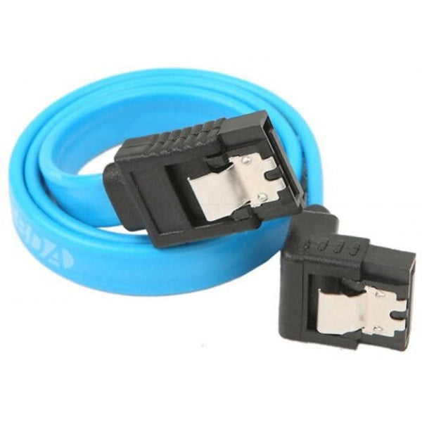 Drive Cables & Adapters Usb 3.0 Sata Data Cable 90 Degrees Vertical 2Pcs Light Aquamarine