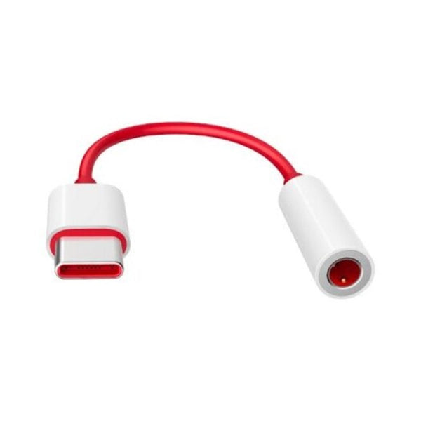 Usb 3.1 Type C To 3.5Mm Jack Audio Adapter For Oneplus 6T / 7 5T Xiaomi Red