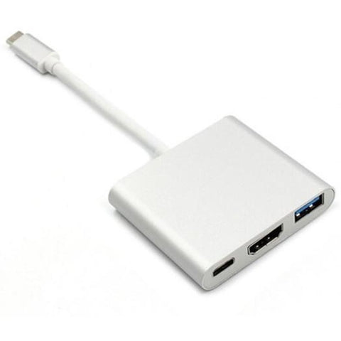 USB Cables, Hubs & Adapters 3 In 1 Type C To Hdmi Compatible Usb 3.0 Charging Adapter Usb C 3.1 Hub