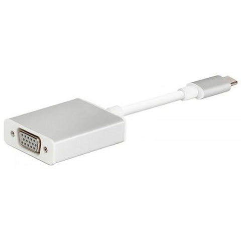 USB Cables, Hubs & Adapters Usb 3.1 Type C To Vga Converter Silver