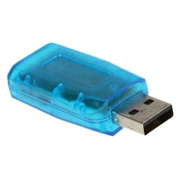 Sound Cards (External) Usb 3D Sound Card Blue