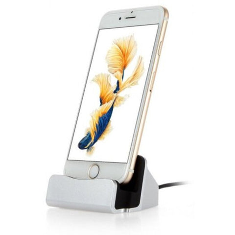 Chargers & Cradles Usb Charging Station Charger Dock For Iphone 8 / Plus X 6 7 Silver