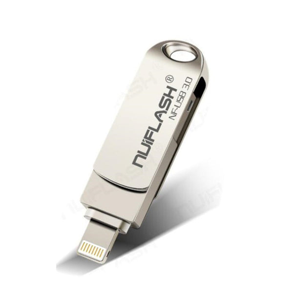 USB Flash Drives Usb Flash Drive Pendrive For Iphone Xs Max 8 7 6 Ipad 128 Gb Memory Stick Key Lightning