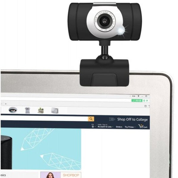 Webcams Usb Hd Computer Video Camera Built In Microphone Black