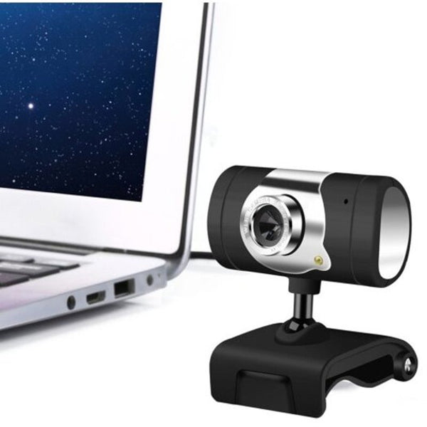 Webcams Usb Hd Computer Video Camera Built In Microphone Black