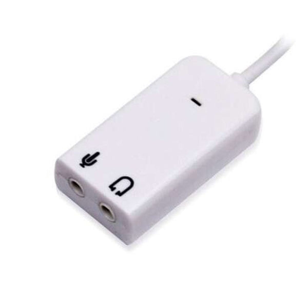 Sound Cards (External) 7.1 External Usb Sound Card Jack 3.5Mm Audio Adapter Earphone Micphone