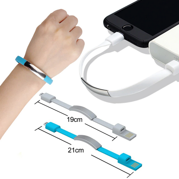 Usb 2.0 Type C Bracelet Data Sync Charging Cable Blue