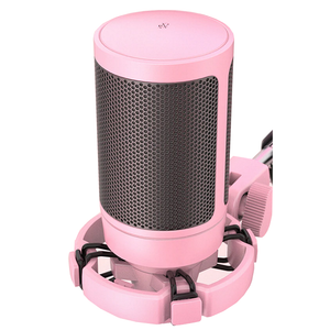 Microphones Usb Gaming Pc Microphone Streaming Podcasts Desktop Condenser Pink