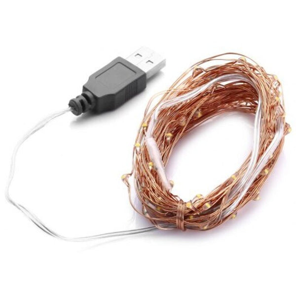 String Lights 10M 100 Led Usb String Light Warm White 1Pc