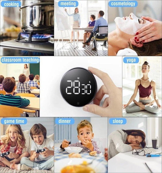 Stopwatches Digital Magnetic Smart Timer Productivity Stopwatch Home Office