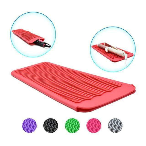 Straightening & Curling Irons Silicone Heat Resistant Travel Bag Portable Heatproof Mat