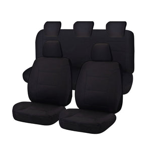 Seat Covers For Mazda Bt 50 B22p/Q B32p/Q Up Series 10/2011 ? 08/2015 Dual Cab Fr Black Challenger