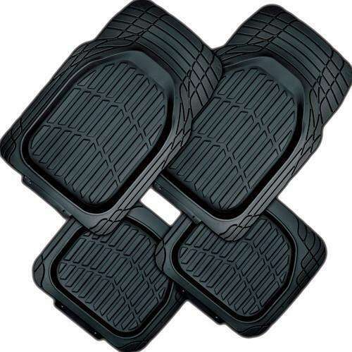 Floor Mats, Carpets Mystic 4 Piece Car Mat Black [Rubber]