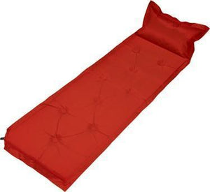 Inflatable Mattresses & Airbeds Trailblazer 9 Points Self Inflatable Polyester Air Mattress With Pillow Red