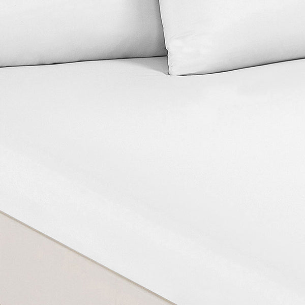 Royal Comfort 1500 Thread Count Cotton Rich Sheet Set 3 Piece Ultra Soft Bedding - Queen White