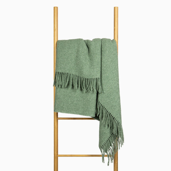 Throws & Afghans Brighton Throw 100% Nz Wool Sage