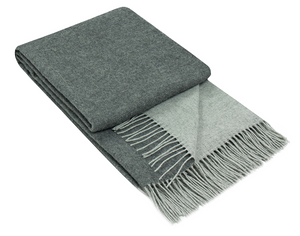 Chiswick Throw - Merino Wool/Cashmere Charcoal