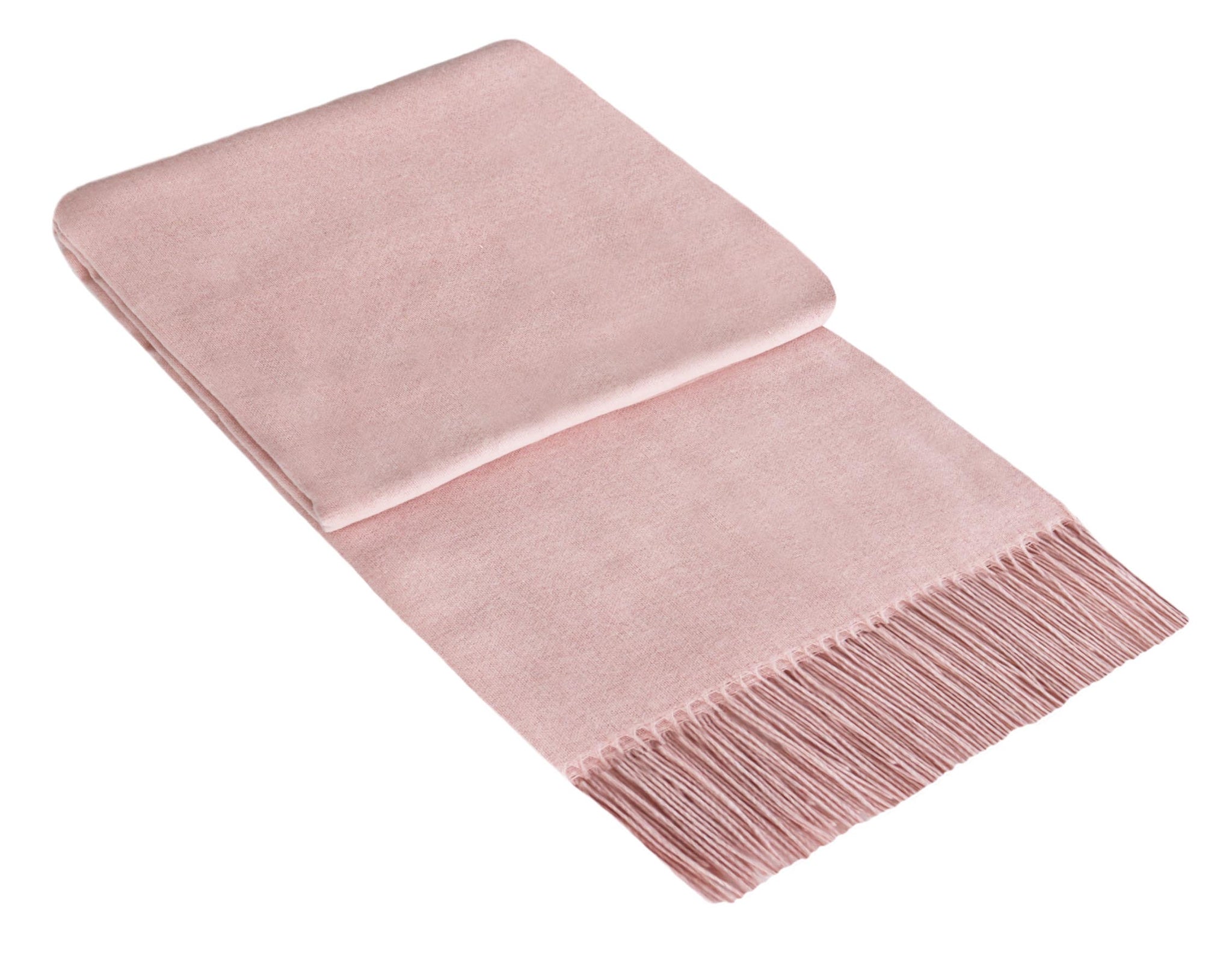 Throws & Afghans Paddington Throw Fine Wool Blend Blush