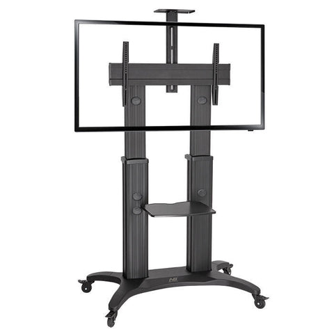 TV Stands & Mounts North Bayou Height Adjustable Trolley For Tv Screen Size 55 80 Max 56.8Kg