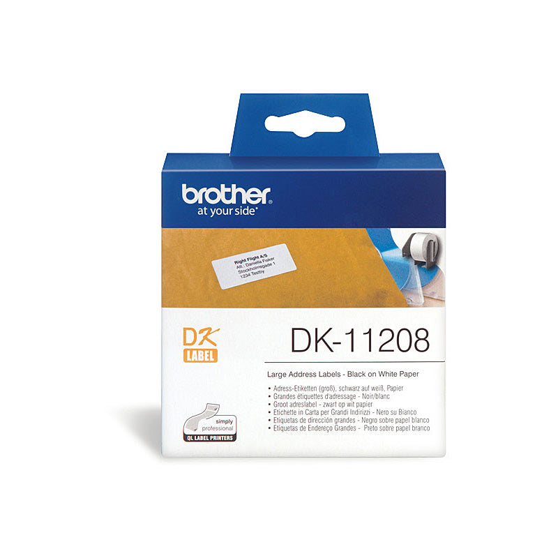 Address & Shipping Labels Brother Dk11208 White Label