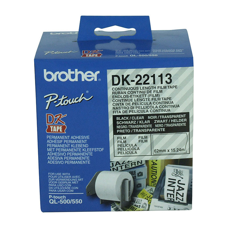 Address & Shipping Labels Brother Dk22113 Clear Roll