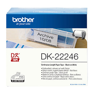 Address & Shipping Labels Brother Dk22246 White Roll