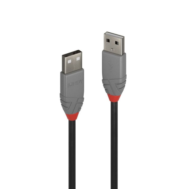 USB Cables, Hubs & Adapters Lindy 1M Usb2 A A, Anthra Line