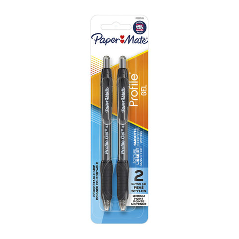 Pens & Writing Instruments Paper Mate Profile Pen 0.7 Black Pack 2 Box Of 6