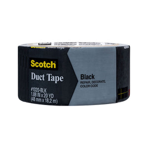 Carton Sealing Tapes Scotch Duct Tape 3920 Bk Black Box Of 12