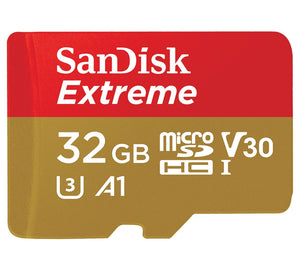 Other Interface/Add On Cards Sandisk 32Gb Extreme Microsd Sdhc Sqxaf V30 U3 C10 A1 Uhs 1 100Mb/S R 60Mb/S W 4X6 Adaptor Android Smartphone Action Came