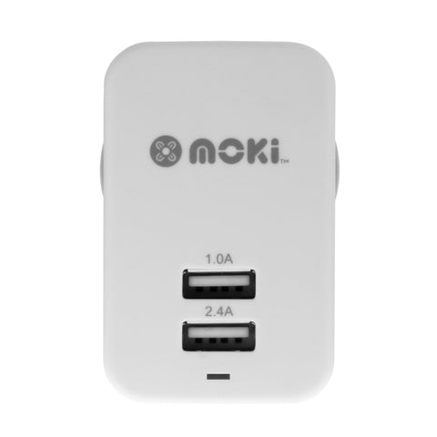 Chargers & Cradles Moki Dual Usb Wall Charger White