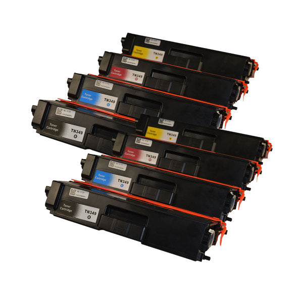 Toner Cartridges Tn 349 Series Premium Generic Toner Set X 2