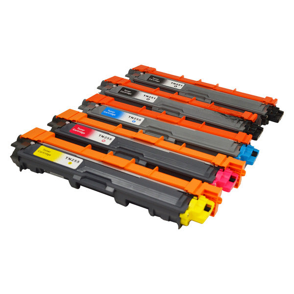 Toner Cartridges Tn 251 Tn 255 Premium Generic Toner Set Of