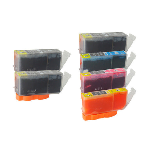 Ink Cartridges Compatible Pgi 520 Cli 521 Inkjet Cartridge Set 6 Cartridges [Boxed Set]