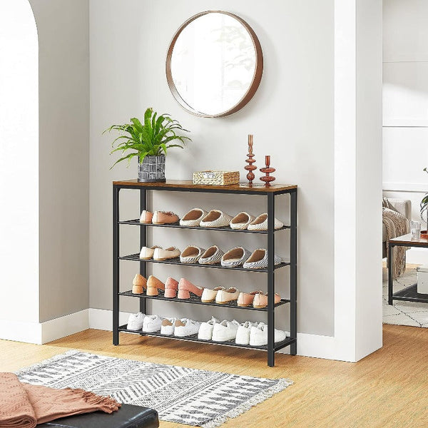 Shoe Organisers Shoe Rack Storage Organiser 4 Shelves