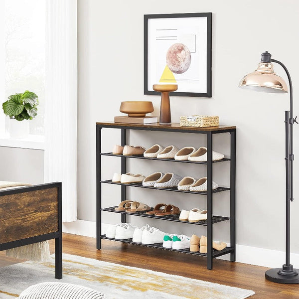 Shoe Organisers Shoe Rack Storage Organiser 4 Shelves