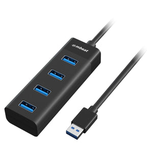 USB Cables, Hubs & Adapters Mbeat 4 Port Usb 3.0 Hub Black