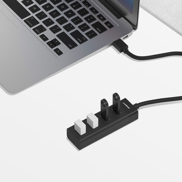 USB Cables, Hubs & Adapters Mbeat 4 Port Usb 3.0 Hub Black