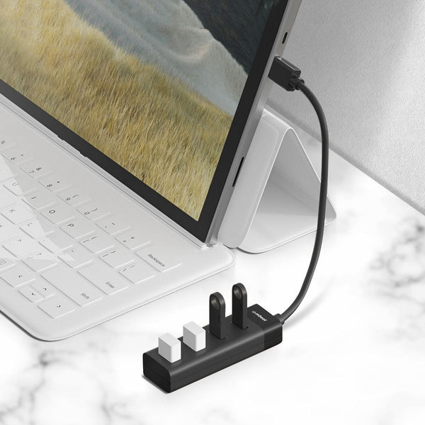 USB Cables, Hubs & Adapters Mbeat 4 Port Usb 3.0 Hub Black