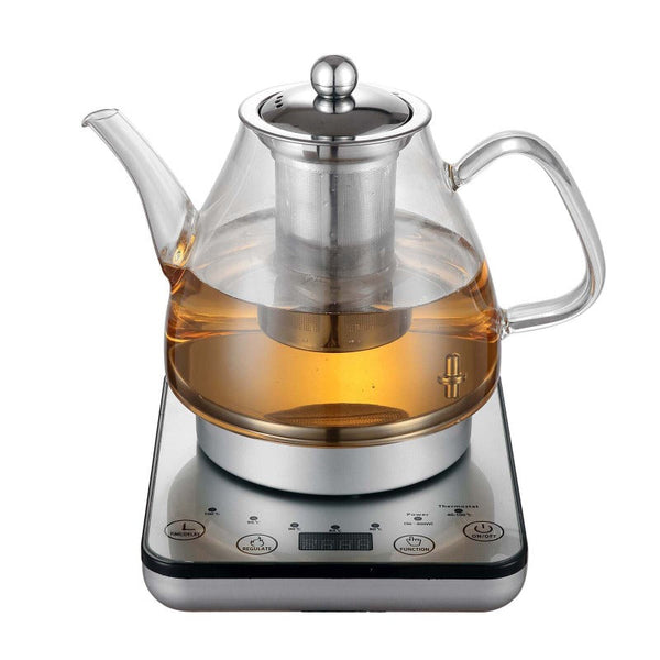 Kettles 1.2L Digital Glass Kettle W/ Electric Tea Pot & Infuser 800W