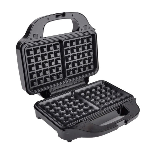 Grills & Sandwich Makers Sandwich Press W/ 3 Interchangeable Plates Incl Toasties & Waffles