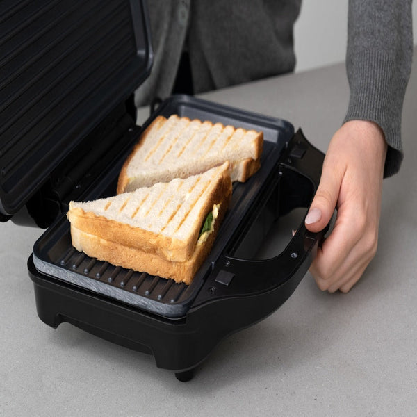 Grills & Sandwich Makers Sandwich Press W/ 3 Interchangeable Plates Incl Toasties & Waffles